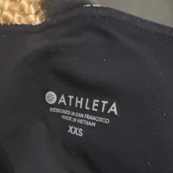 Athleta Black pattern and Gray Leggings - Picture 3 of 3